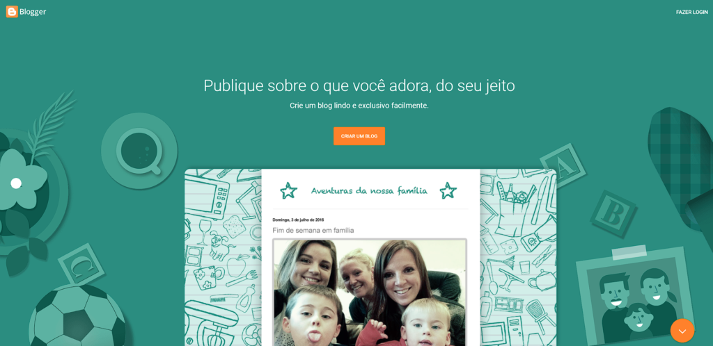 Como criar um blog Blogger