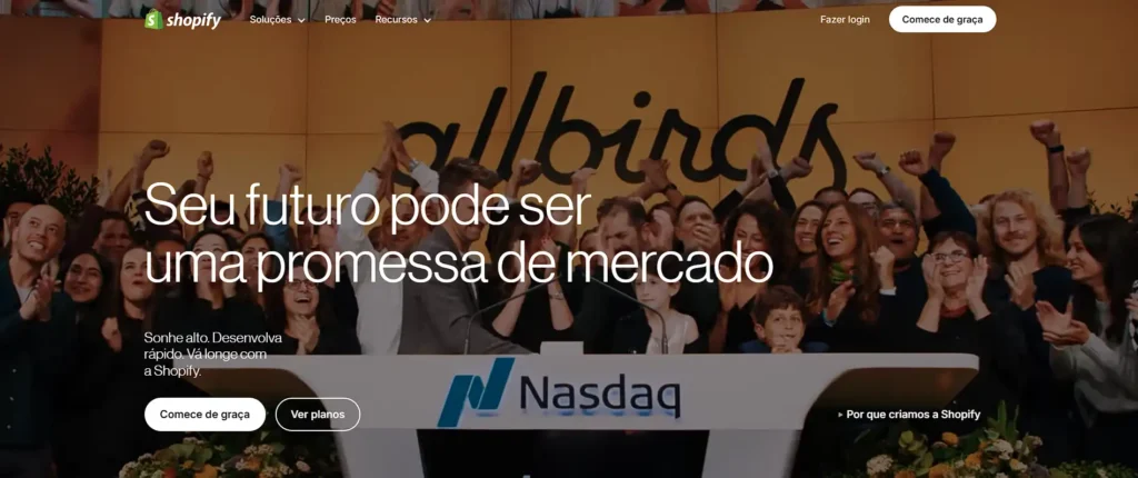 Como criar uma loja online Shopify