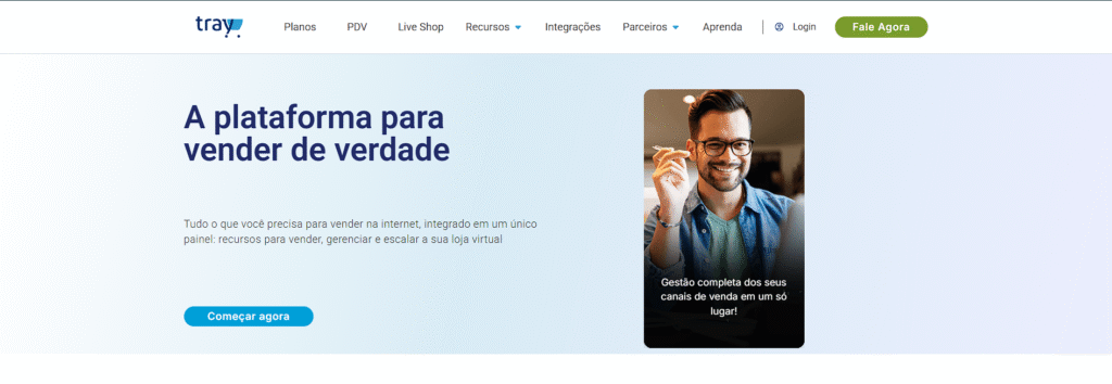 Como criar uma loja online Tray